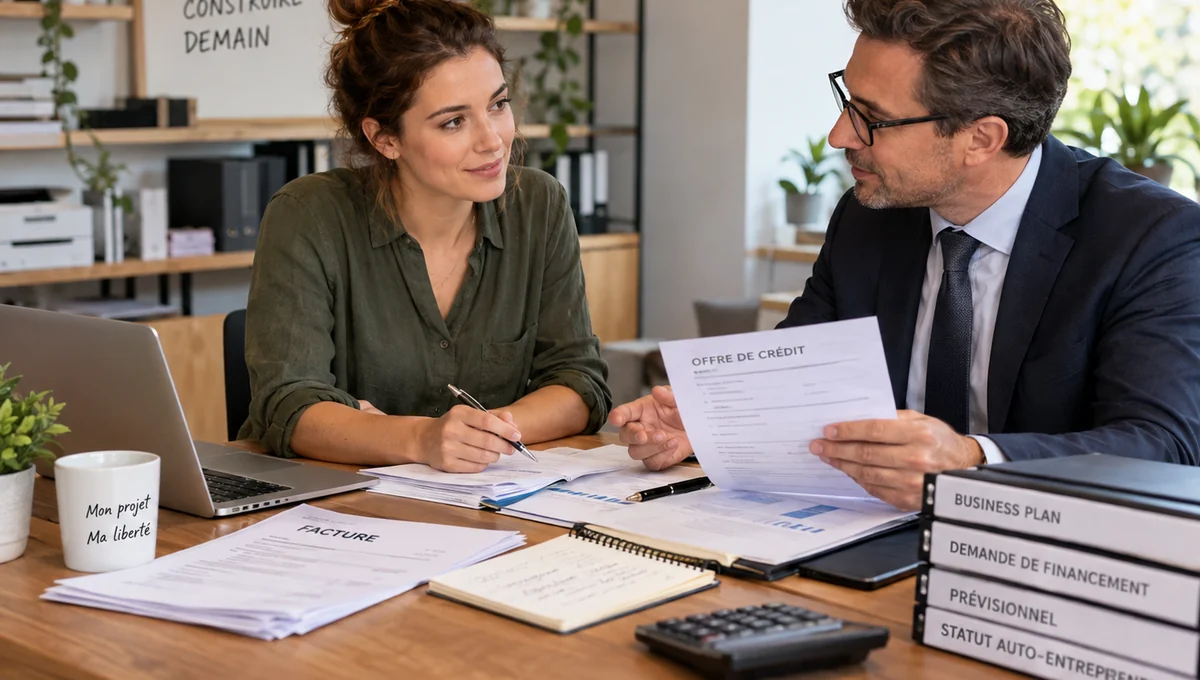 Personne relisant un budget avec un bijou posé à côté