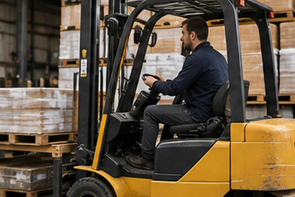 Entrepôt de stockage de matières premières en vrac